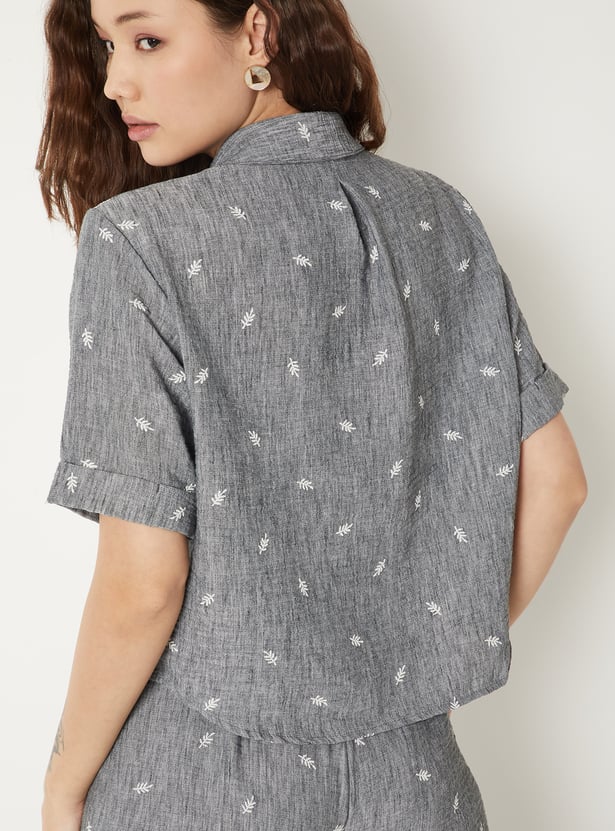 Women Embroidered Shirt