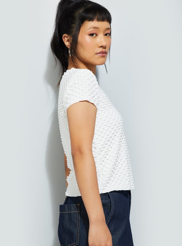 ALAYA F x URB_N Women Textured Top