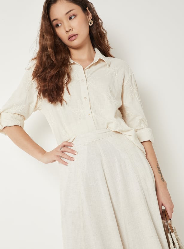 Women Embroidered Shirt