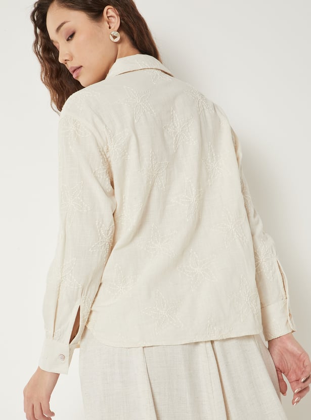 Women Embroidered Shirt