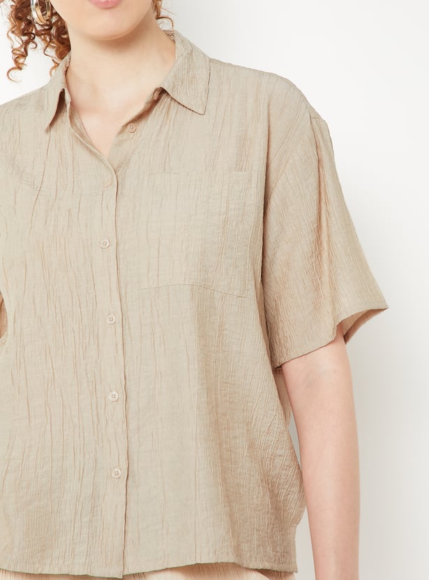 Women Textured Shirt