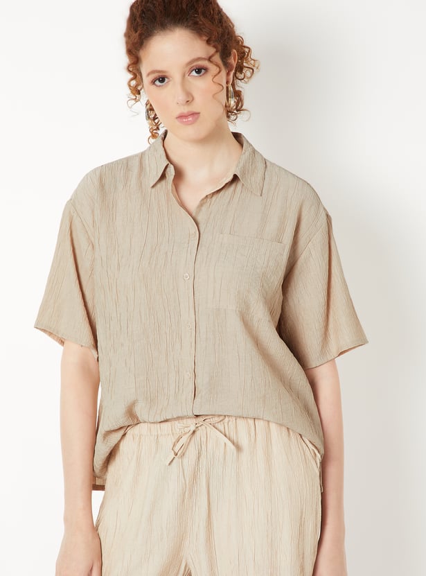Women Textured Shirt