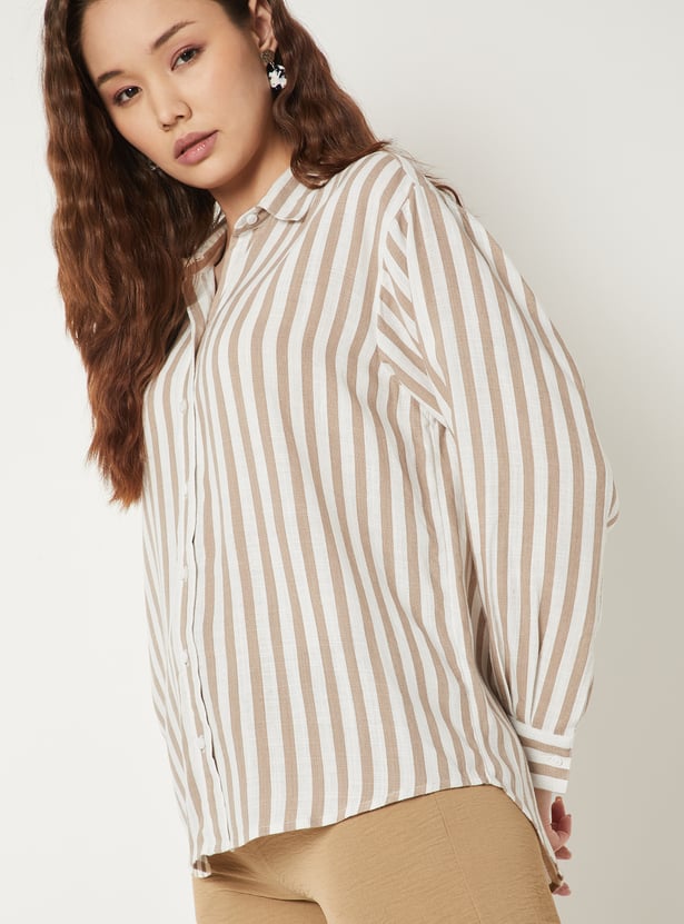 Women Striped Shirt