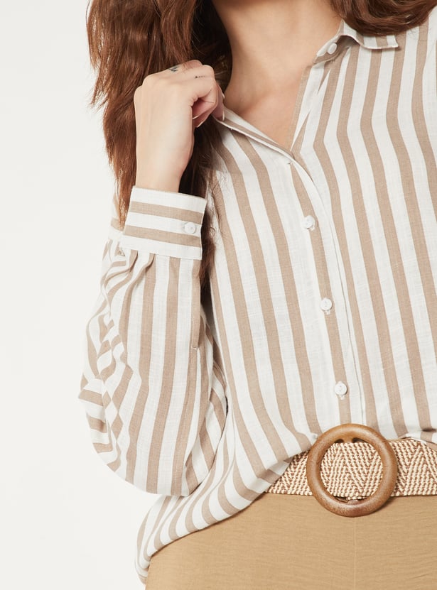 Women Striped Shirt
