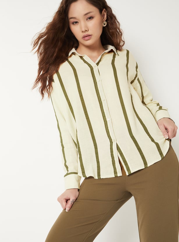 Women Striped Shirt