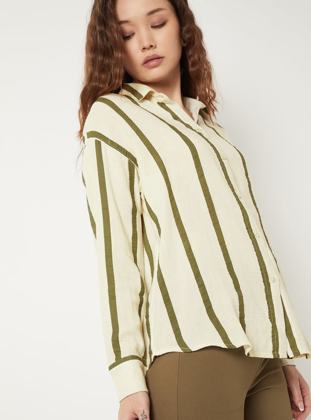 Women Striped Shirt