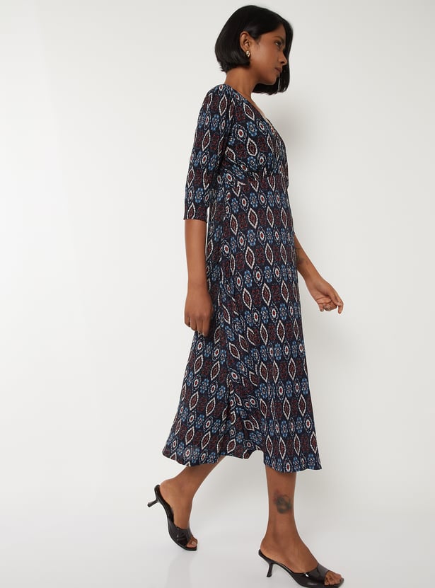 Women Printed A-line Dress
