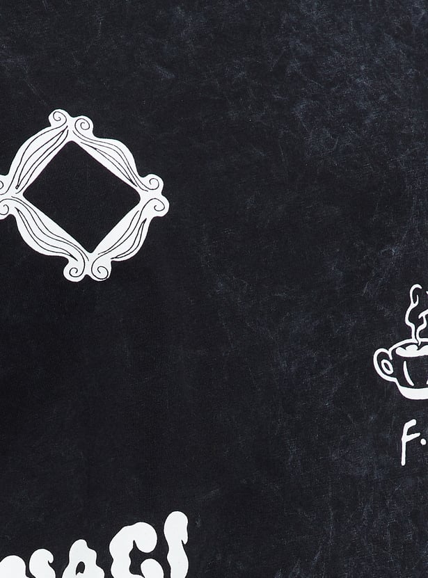 ALAYA F x URB_N Women Friends Print Oversized T-shirt