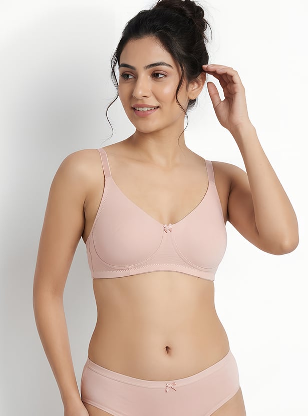 Women Solid Soft Cup Padded Bra