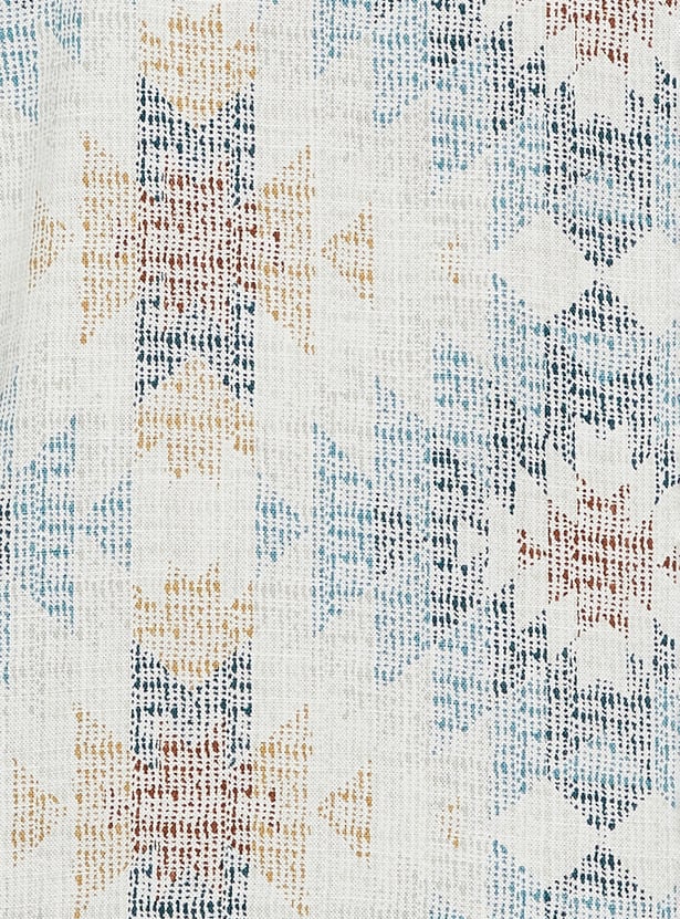 URB_N Men Geometric Print Regular Fit Shirt