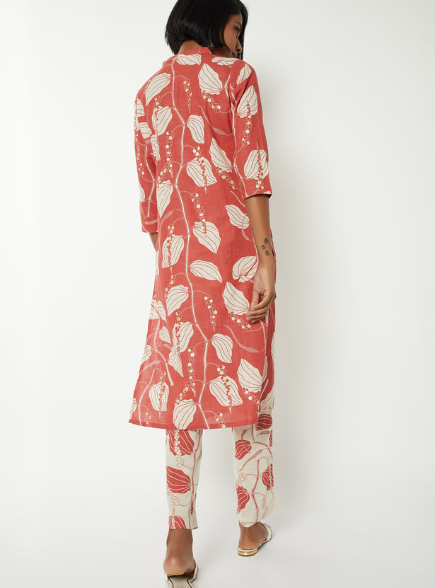 Women Printed Straight Kurta Set