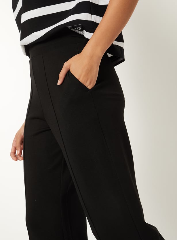 Women Wide Sports Track Pants