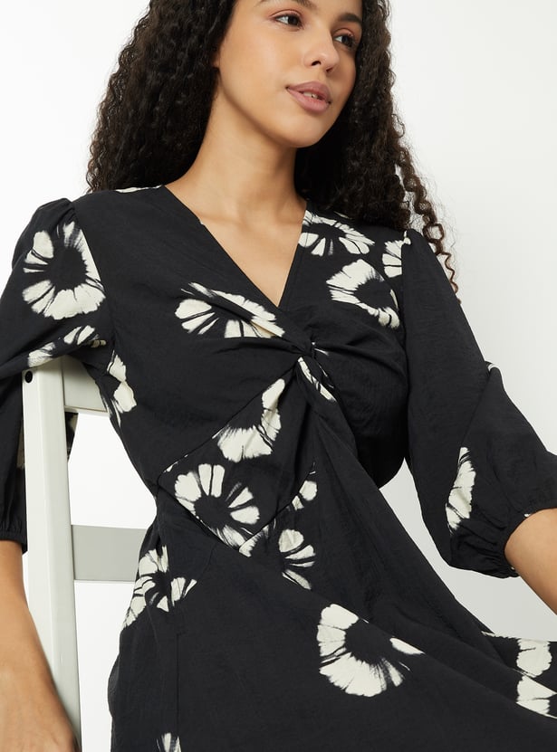 Women Printed A-line Dress