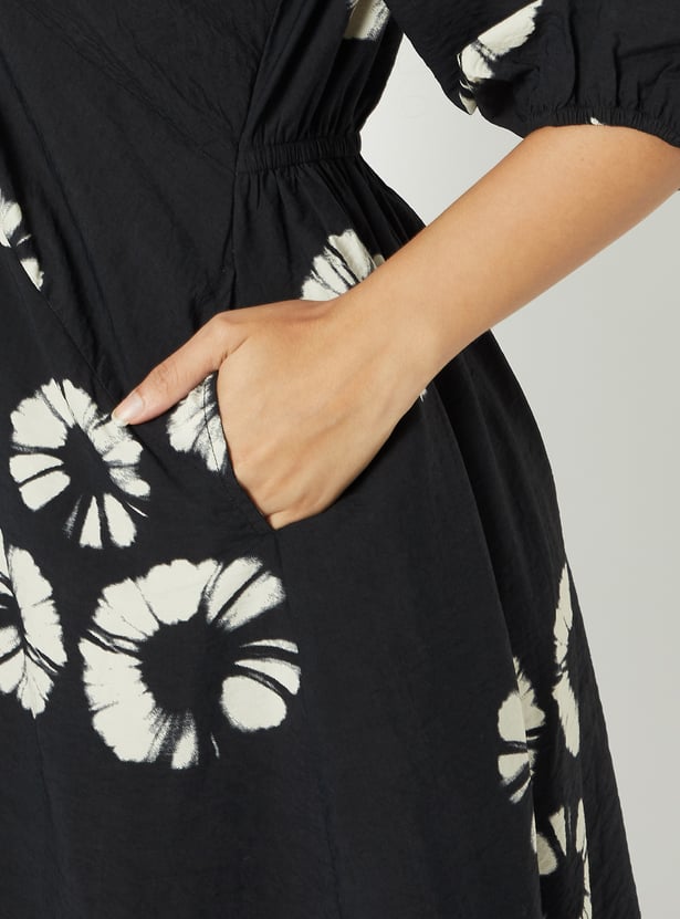 Women Printed A-line Dress