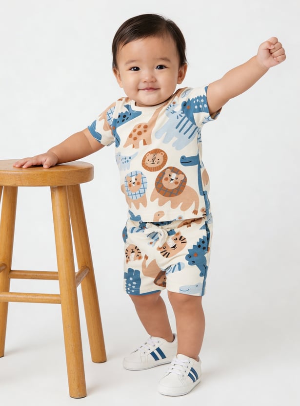 Boys Printed T-shirt - Pack of 2