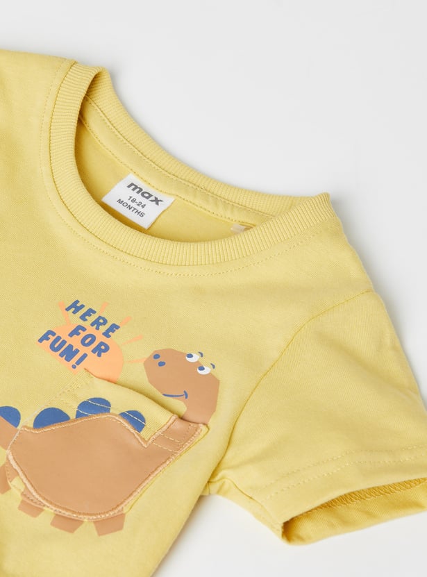 Boys Printed T-shirt - Pack of 2