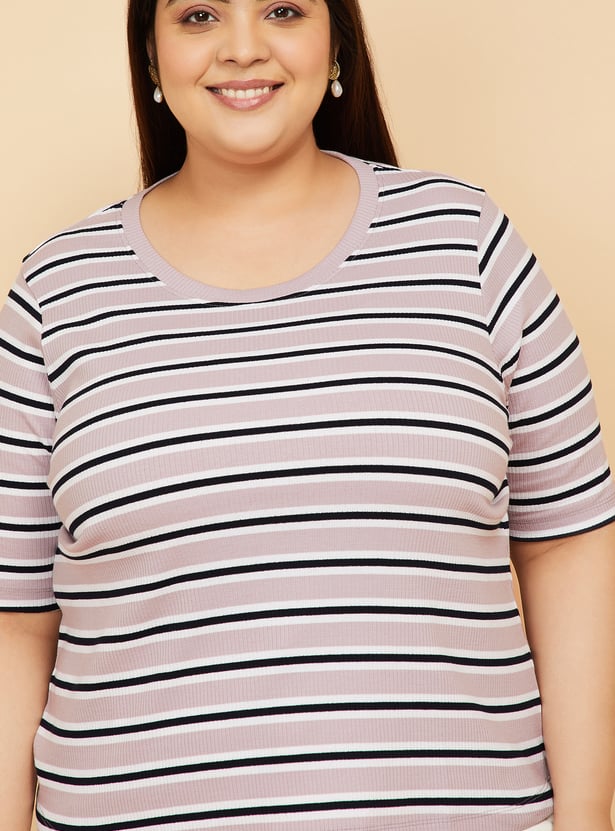 Women Striped T-shirt