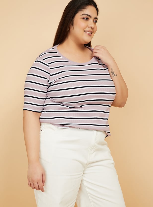 Women Striped T-shirt