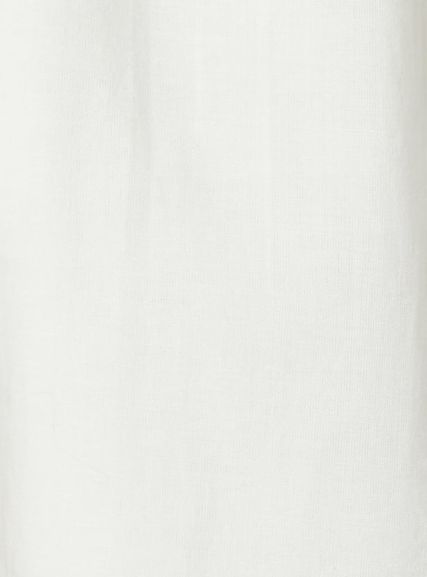 Women Solid Embroidered Straight Pants