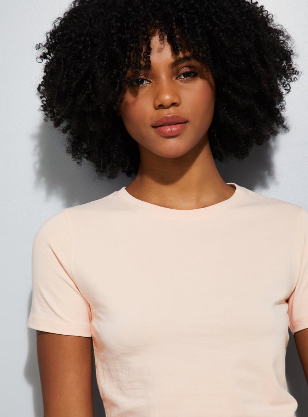 ALAYA F x URB_N Women Solid Crop Top