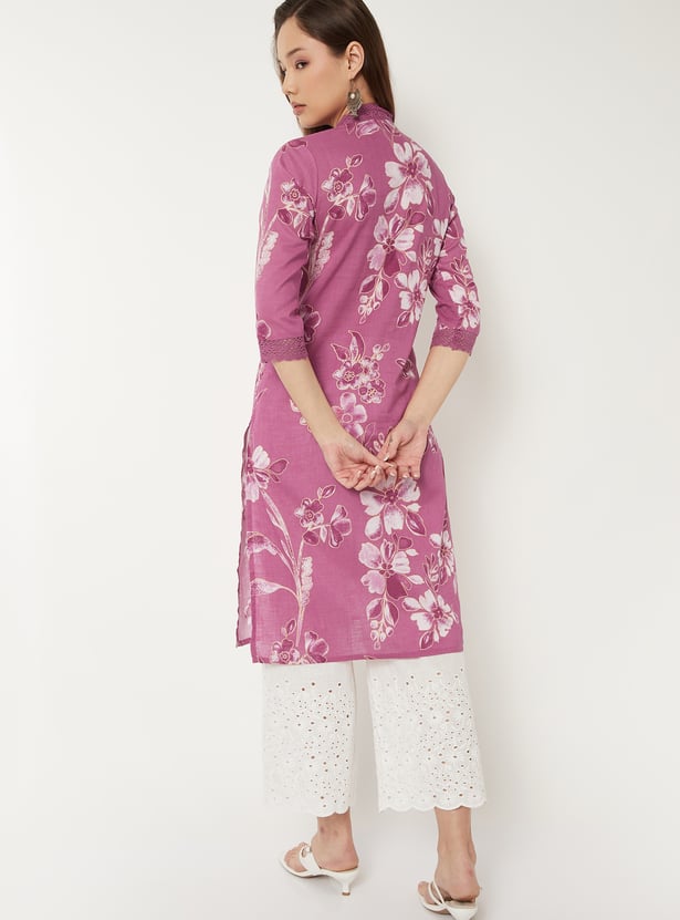 Women Printed Straight Kurta