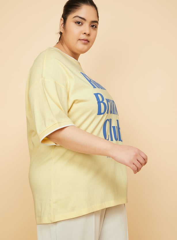 Women Printed Oversized T-shirt