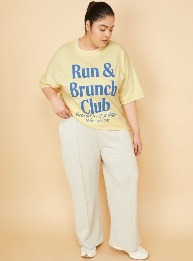 Women Printed Oversized T-shirt