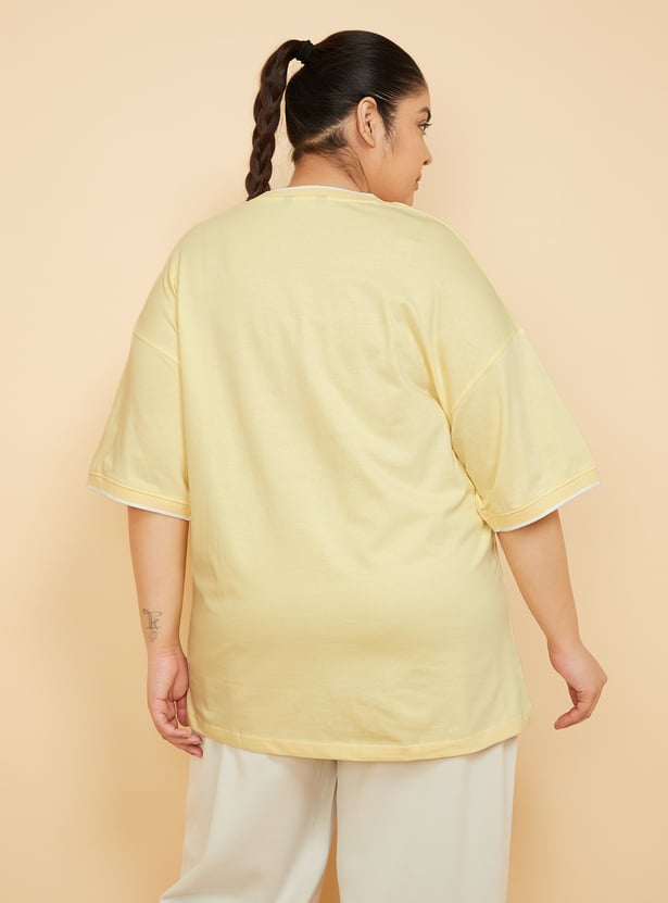 Women Printed Oversized T-shirt