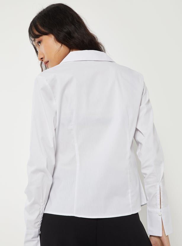 Women Solid Regular Fit Shirt