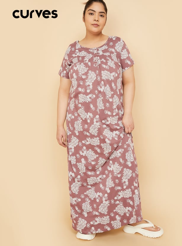 Women Printed Nightgown