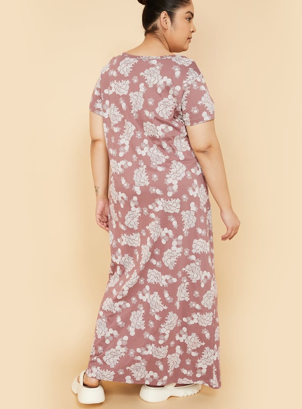 Women Printed Nightgown