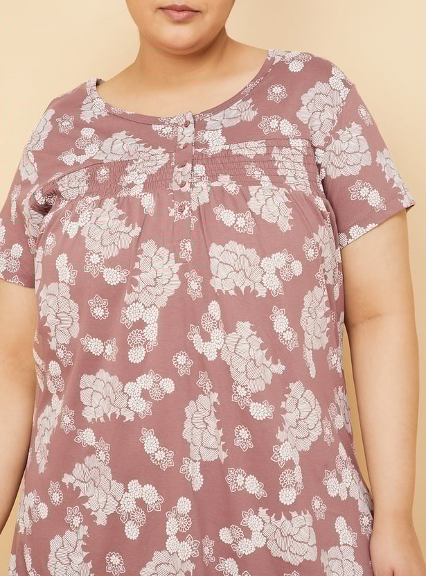 Women Printed Nightgown