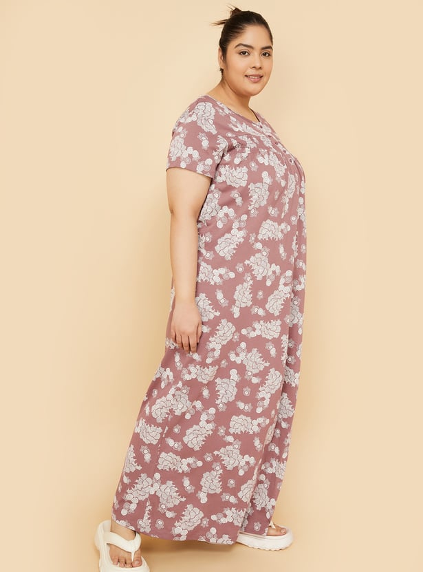 Women Printed Nightgown