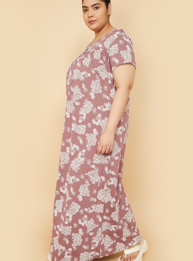 Women Printed Nightgown