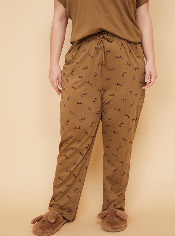 Women Printed PJ Set