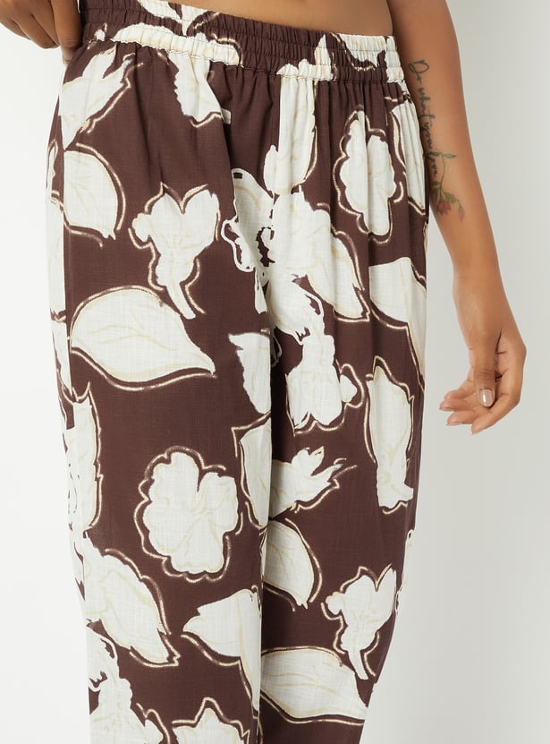 Women Printed A-line Kurta Set
