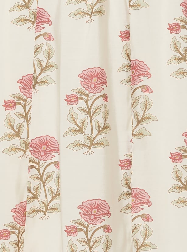 Women Floral Print Straight Kurta Set