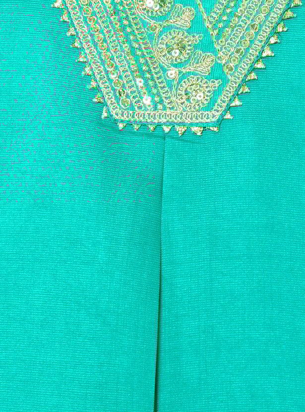 Women Embroidered A-line Kurta Set