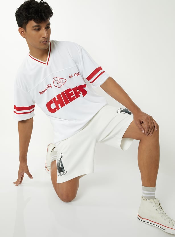 Men NFL Printed Sports T-shirt