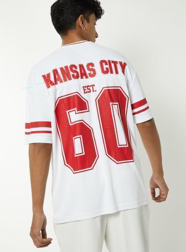 Men NFL Printed Sports T-shirt