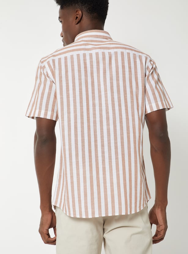 Men Striped Regular Fit Shirt