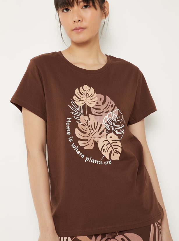 Women Printed PJ Set