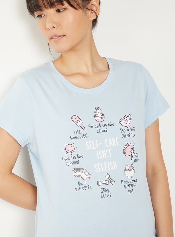 Women Printed PJ Set