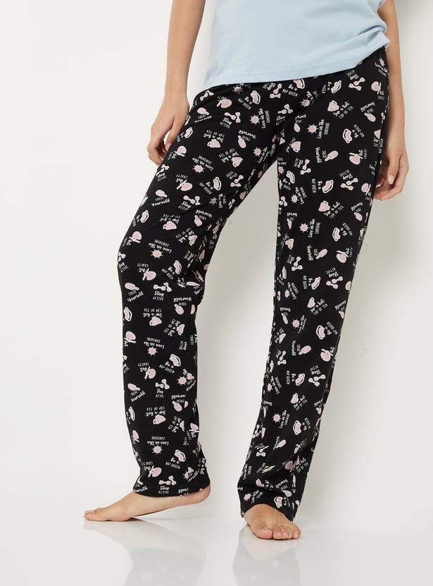 Women Printed PJ Set