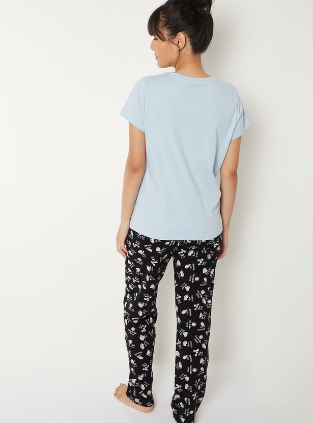 Women Printed PJ Set