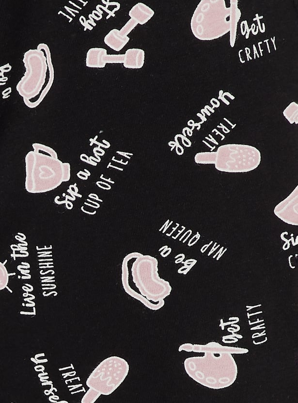 Women Printed PJ Set