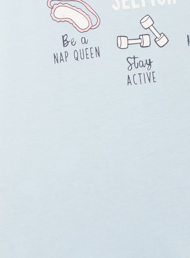 Women Printed PJ Set