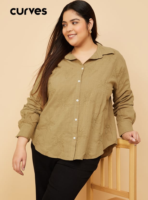 Women Embroidered Shirt