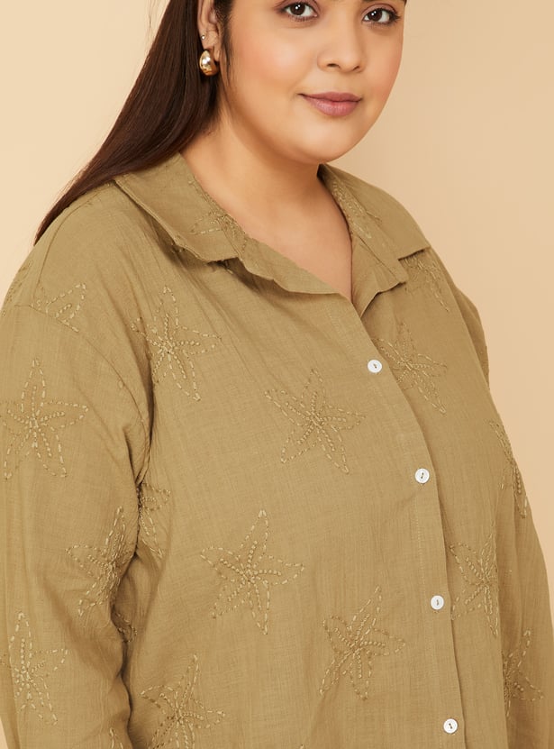 Women Embroidered Shirt