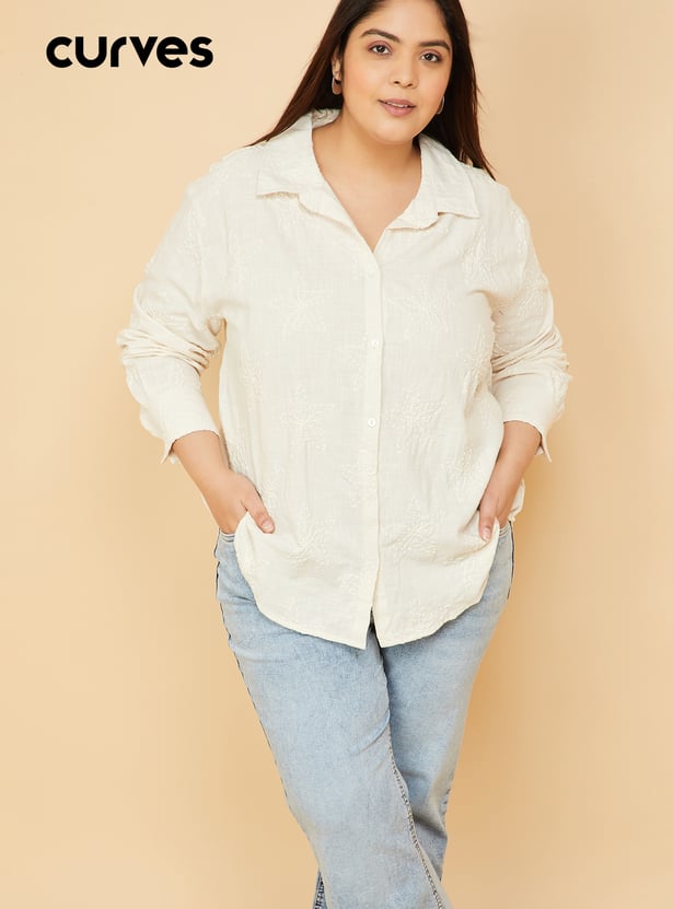 Women Embroidered Shirt